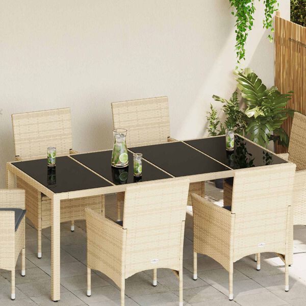 vidaXL Placă de masă 4 pcs Negru Sticlă