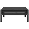 vidaXL Set mobilier de grădină, 3 piese, negru, lemn masiv de pin