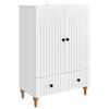 vidaXL Bufet Alb 66 x 34,5 x 95 cm Lemn prelucrat