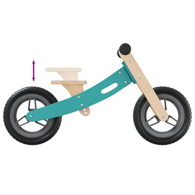 vidaXL Bicicletă de echilibru pentru copii, albastru
