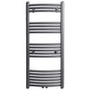 Radiator port-prosop &icirc;ncălzire centrală, curbat, 500 x 1160 mm, gri