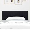 vidaXL Tăblie cap cu headboard Negru 100 cm Piele artificială
