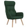 vidaXL Scaun de relaxare, verde &icirc;nchis, material textil