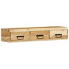 vidaXL Dulap TV montat pe perete 100x30x19 cm, lemn masiv reciclat