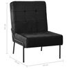 vidaXL Scaun de relaxare, 65x79x87 cm, negru, catifea