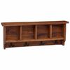 vidaXL Umeraș Maro 70 x 11 x 27 cm Lemn masiv de mahon