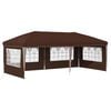 vidaXL Cort de Petrecere Pop-up 575 x 289 x 245 cm Maro