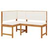 vidaXL Set de Bănci pentru Grădină 3 pcs Maro Lemn Solid de Acacia