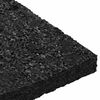 vidaXL Pat din granulate de cauciuc Negru 6 x 9 x 0,8 cm Cauciuc