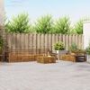 vidaXL Set de canapele de exterior 7 pcs natural