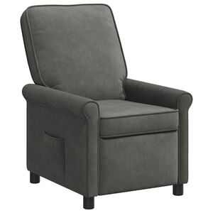 vidaXL Fotoliu recliner Gri &icirc;nchis 69 x 95 x 101 cm Țesătură