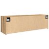 vidaXL Dulap perete baie stejar artizanal, 100x25x30 cm lemn prelucrat