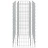 vidaXL Strat &icirc;nălțat gabion, 90x50x100 cm, oțel galvanizat