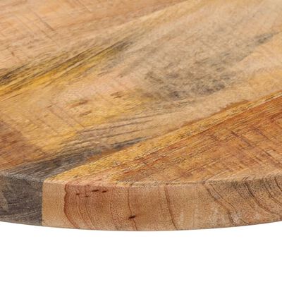 vidaXL Blat de masă rotund, Ø 40x3,8 cm, lemn masiv de mango brut