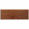 vidaXL Prag de fereastră Lemn brun 120 x 50 x 4,5 cm PVC