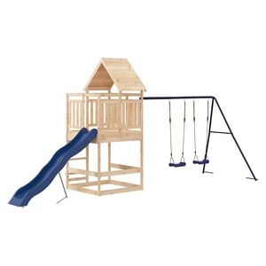 vidaXL Set de joacă pentru exterior, lemn masiv de pin
