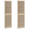 vidaXL Ușă de Dulap cu ușă 2 pcs natural 201 x 2,1 x 59,5 cm