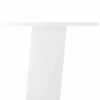 vidaXL Picioare pentru măsuță de cafea, 4 buc., alb, 42 cm, oțel