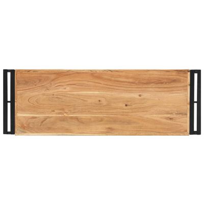 vidaXL Masă consolă, 90x30x75 cm, lemn masiv de acacia