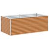 vidaXL Strat &icirc;nălțat de grădină 195 x 100 x 68 cm Oțel Galvanizat