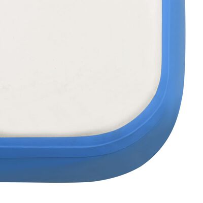 vidaXL Punte plutitoare gonflabilă, albastru și alb, 300x150x15 cm