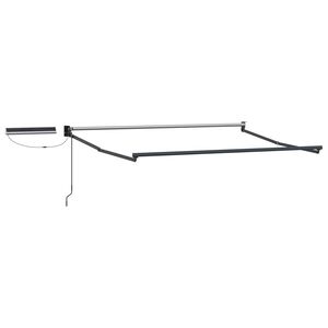 vidaXL Cadru marchiză electrică solară 2,5 x 2 m Antracit