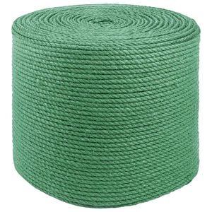 vidaXL Fr&acirc;nghie din Jute Verde 100% jute Tossa