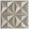 vidaXL Panouri de perete 12 pcs Beton Origami 50 x 50 cm Spumă XPS