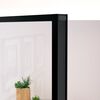 vidaXL Ușă de interior negru 102x201,5cm sticlă securiz./aluminiu slim