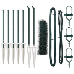 vidaXL St&acirc;lp de gard. Verde