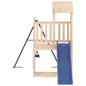 vidaXL Set de joacă pentru exterior, lemn masiv de pin