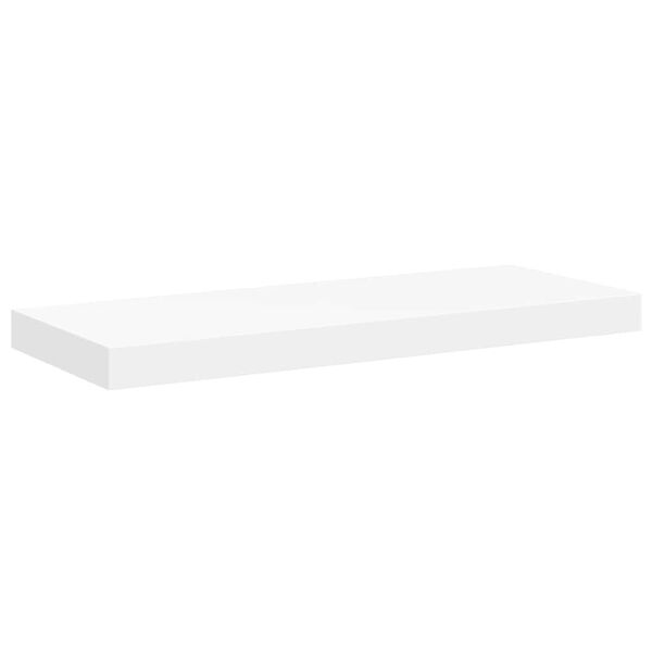 vidaXL Raft de perete suspendat, alb, 60x23,5x3,8 cm, MDF
