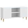 vidaXL Cabinet TV Alb 102 x 34,5 x 50 cm Lemn prelucrat