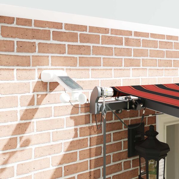 vidaXL Cortina Retractabilă portocaliu și maro 600 &times; 350 cm țesătură