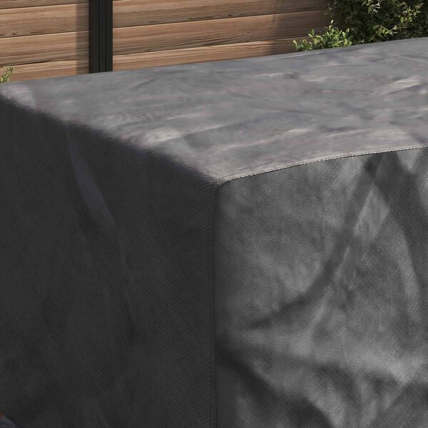 vidaXL Husă pentru mobilă Simplu Negru 270 x 110 x 70 cm 210D