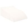 vidaXL Pillow pentru Picioare 68 x 41 x 24 cm Spumă PU Alb