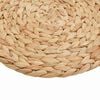 vidaXL Servete de masă țesute rotunde 10 pcs natural &Oslash; 30 cm