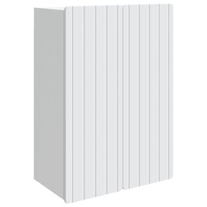 vidaXL Dulap montat pe perete Alb 66 x 34,5 x 92 cm Lemn prelucrat