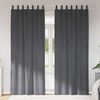 vidaXL Perdele opace 2 pcs Gri deschis 140 x 245 cm Catifea