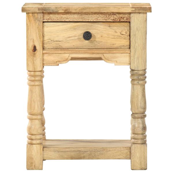 vidaXL Noptieră, 40 x 35 x 50 cm, lemn masiv de mango