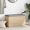 vidaXL Bancă de depozitare din stejar Sonoma, 82x42x45 cm, lemn stratificat