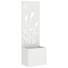vidaXL Ecran de intimitate pentru grădină Alb 50 x 32 x 150 cm