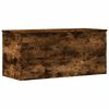vidaXL Cutie de depozitare stejar fumuriu, 100x42x46 cm lemn prelucrat