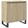 vidaXL Dulap de baie, stejar sonoma, 58x33x60 cm, lemn prelucrat