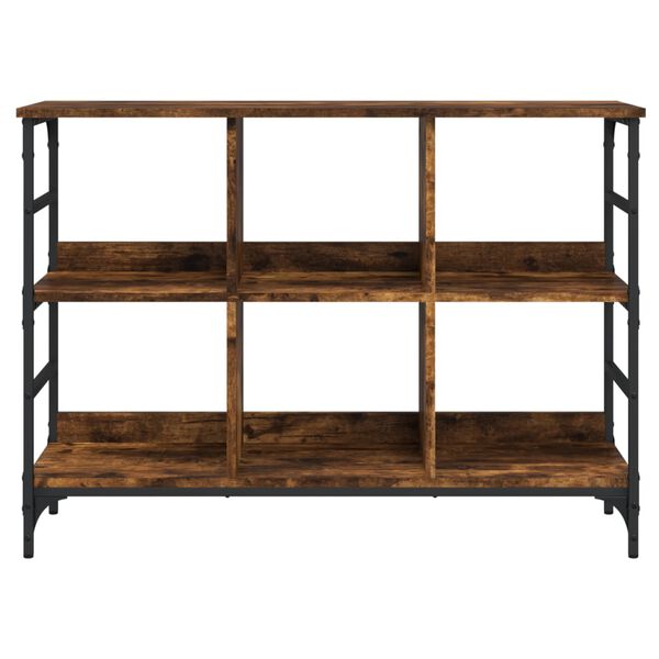 vidaXL Servantă, stejar fumuriu, 102x32x73,5 cm, lemn prelucrat