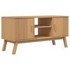 vidaXL Dulap TV &bdquo;OLDEN&rdquo;, maro, 114x43x57 cm, lemn masiv pin