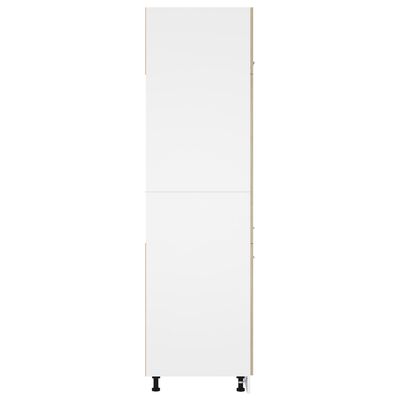 vidaXL Dulap pentru frigider, stejar Sonoma, 60 x 57 x 207 cm, PAL