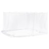 vidaXL Plasă de ț&acirc;nțari pentru foișor 220 mesh Alb 4,5 x 3 x 2 m