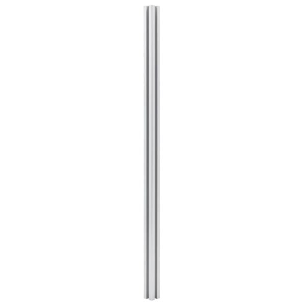 vidaXL St&acirc;lpi de gard, 2 buc., 185 cm, aluminiu