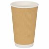 vidaXL Cești de cafea din h&acirc;rtie cu capace 1000 buc 16 oz 400 ml